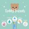 Flomaster 12/1 TEDDY FRIENDS LEGAMI - slika 3