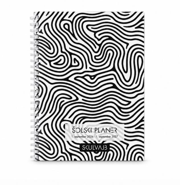 Zajeta20slika_38 Planer SKULVAJB - šolski, A6, zebra - slika 1